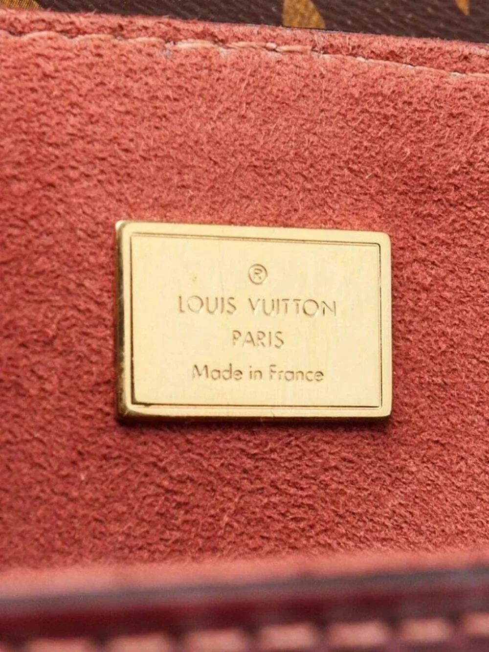 Louis Vuitton Monogram Coated Canvas/Vieux Rose Vernis Hot Springs Backpack Bag